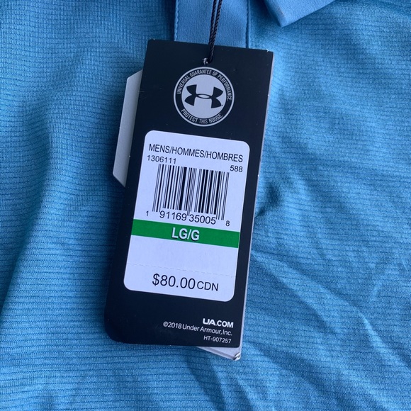 Under Armour Golf Shirt- L - Picture 5 of 5